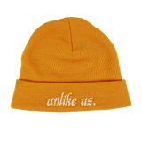 Cuff Logo Beanie Gold